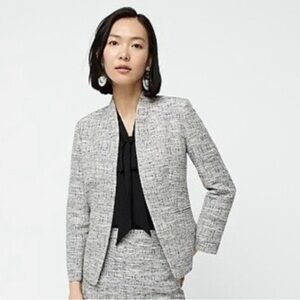 J. Crew Gray Tweed Blazer